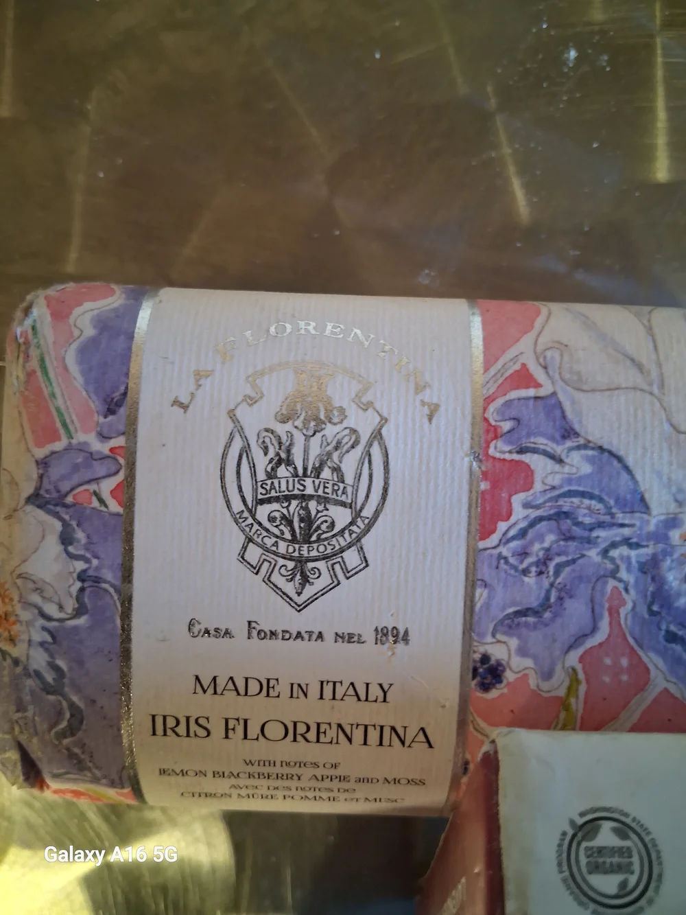 Ada Floral Patterned Bar Soaps in Purple, Pink, Blue and White